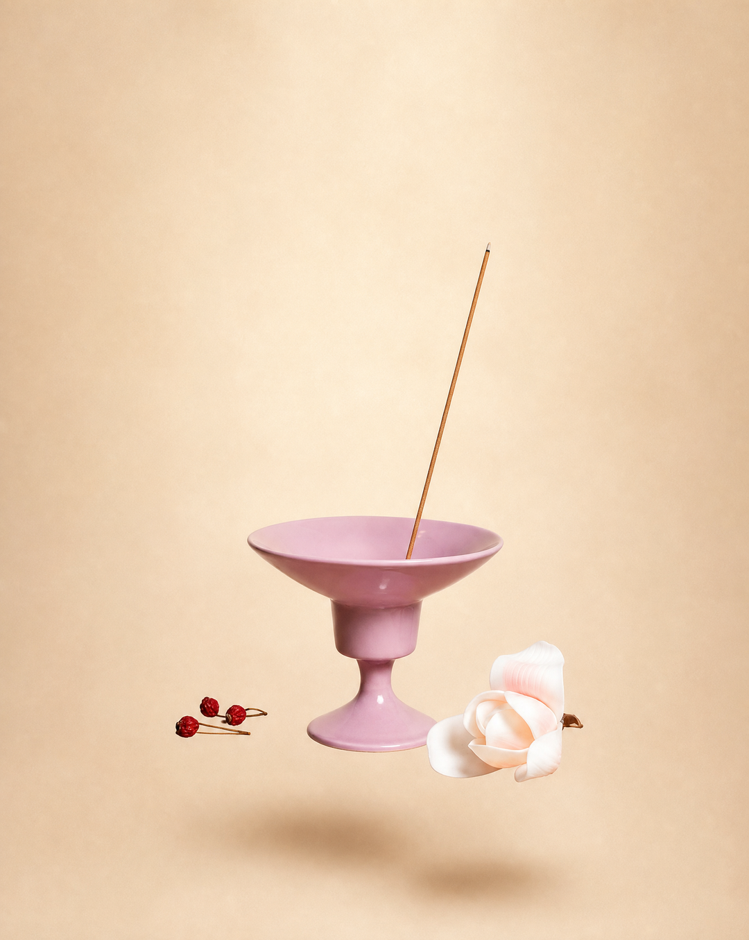 Porcelain Incense Holder | Orchid