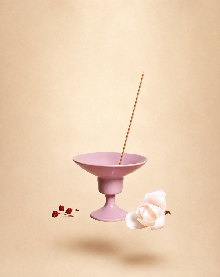 Porcelain Incense Holder | Orchid